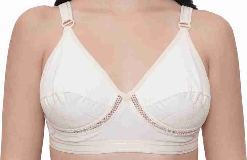 Buy FEMULA Netbust Non Padded Full Coverage Regular Cotton Bra for Girls  and Women 32B at