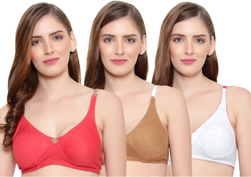Women's Non Padded Milanch Full Coverage soft cotton Bra (Pack of  2)(multicolor)