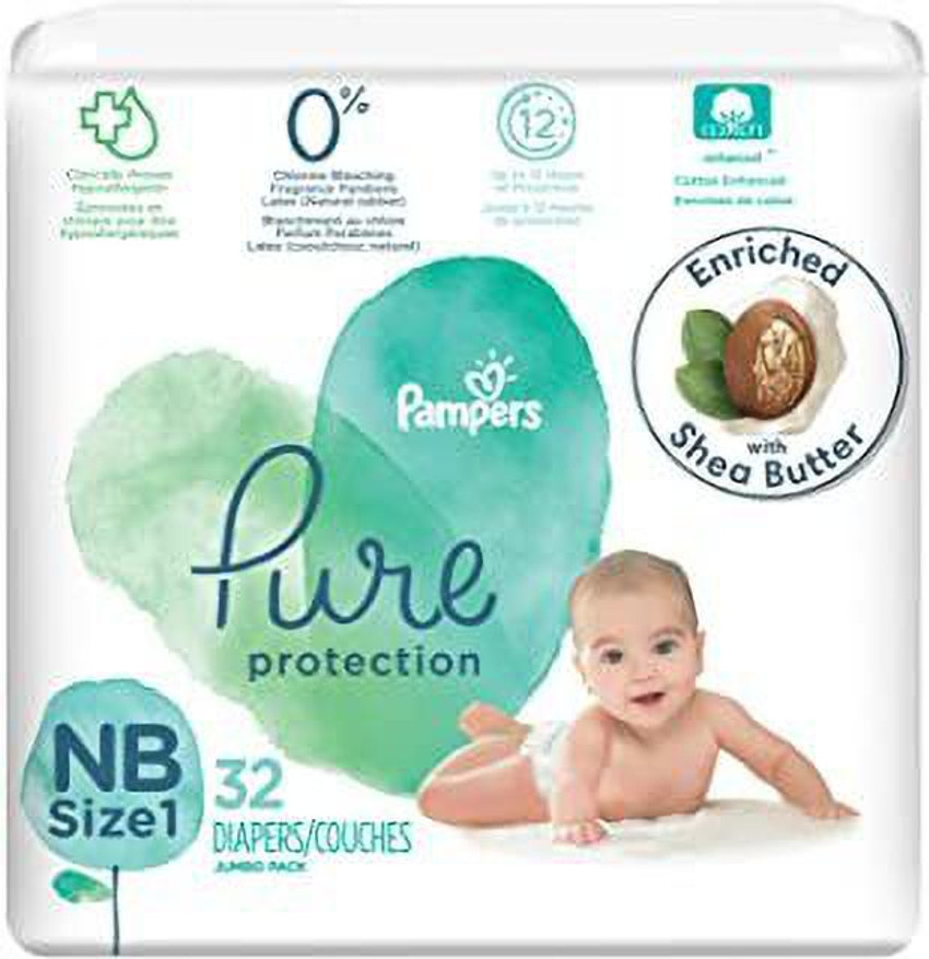 Pampers Pure Protection Baby Diapers XS Buy 32 Pampers Pant Diapers Flipkart
