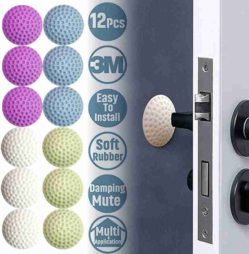 Silicone Door Stopper Mute Stickers Wall Protector Handle Bumper