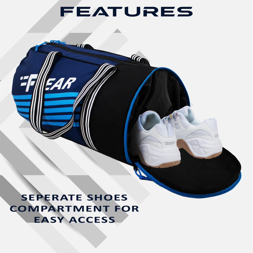 F GEAR Workout Gym Bag Gym Duffel Bag Blue Price in India Flipkart
