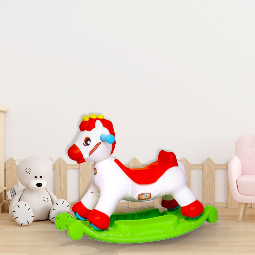 Rocking horse on wheels 2025