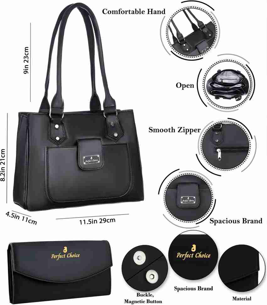 Buy Perfect Choice Women Black Shoulder Bag Black Online Best