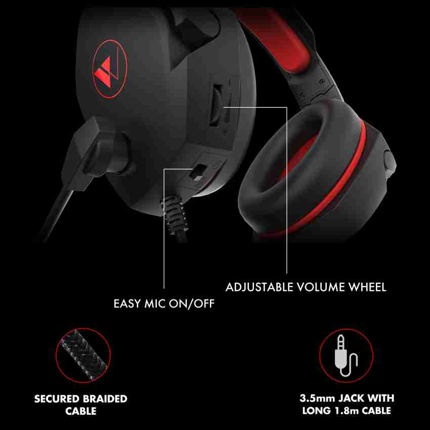 WINGS Vader 100 Wired Gaming Headset Price in India Buy WINGS