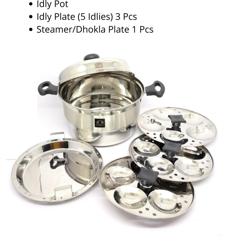 Induction base idly cooker hot sale