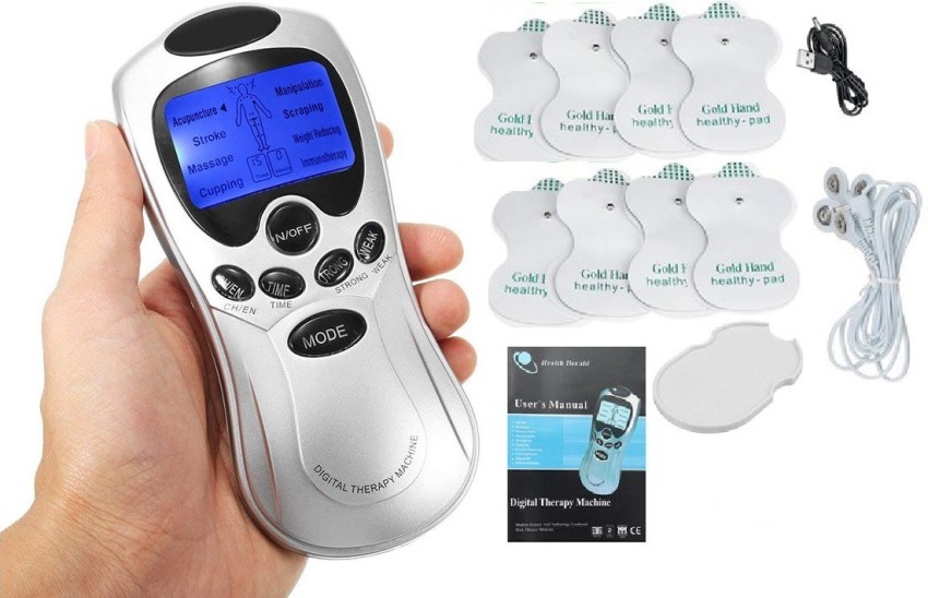 Tens Ems Unit 8 Modes Digital Palm Device Best Pain Relief Machine