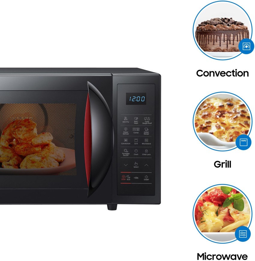 230 V Black Samsung CE108MDF-S 28L Convection Microwave Oven at Rs 10780 in  Kalyan