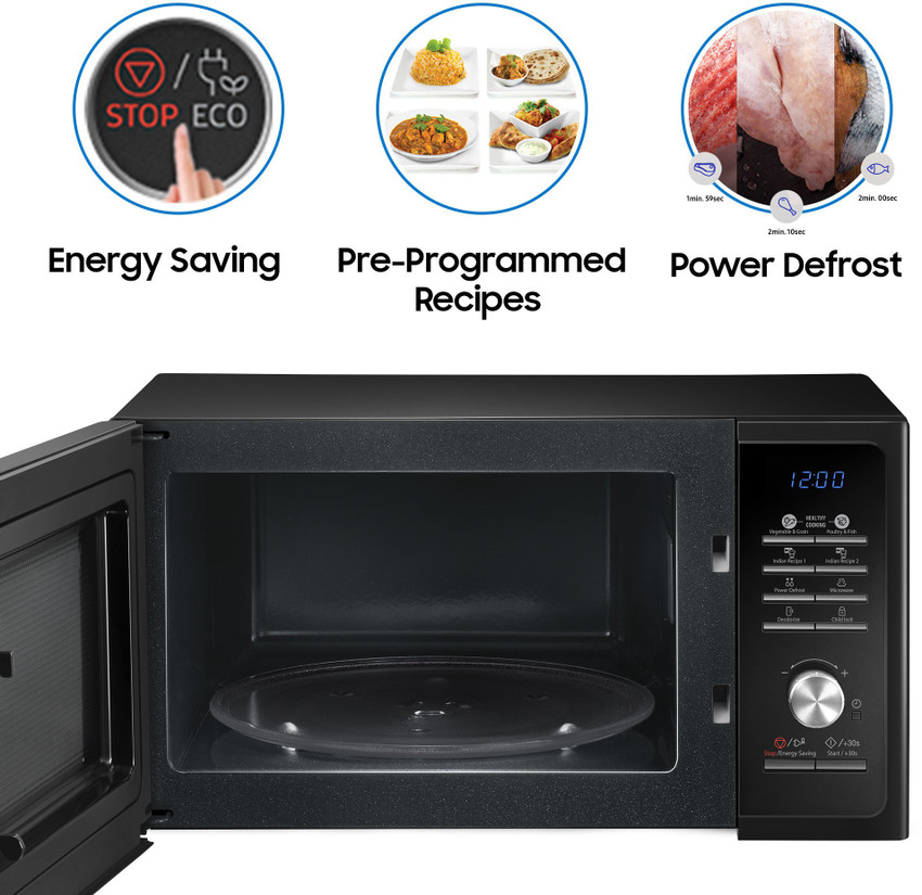 Samsung 23 litre solo microwave hot sale oven