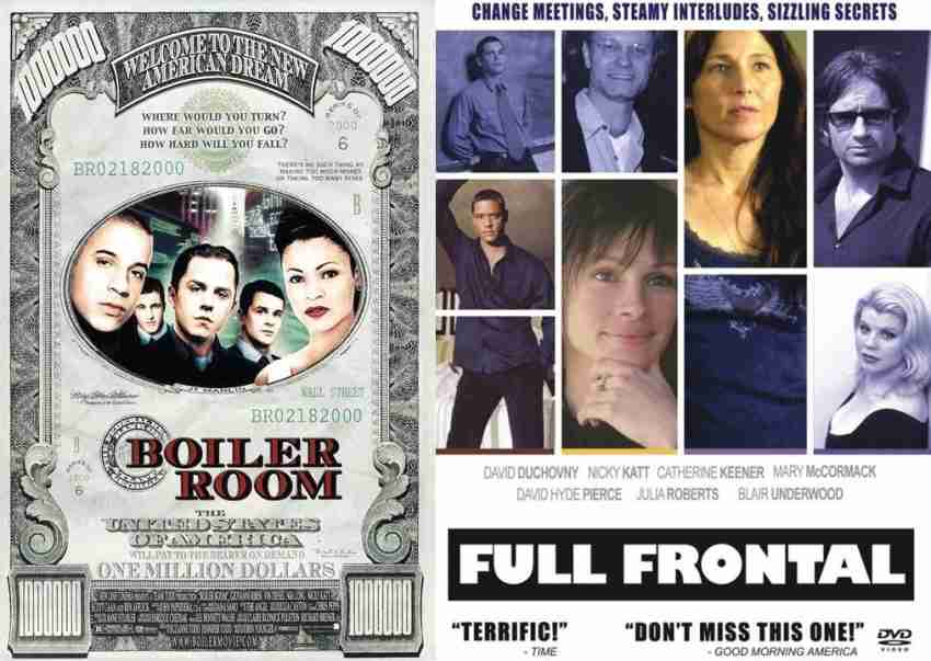 FULL FRONTAL BOILER ROOM DVDs 2 DVD SET BLOCKBUSTER MOVIES