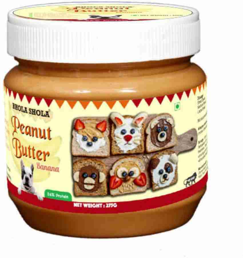 Bhola Shola Xylitol Free Natural Peanut Butter Banana Dog Treat Price in India Buy Bhola Shola Xylitol Free Natural Peanut Butter Banana Dog Treat online at Flipkart