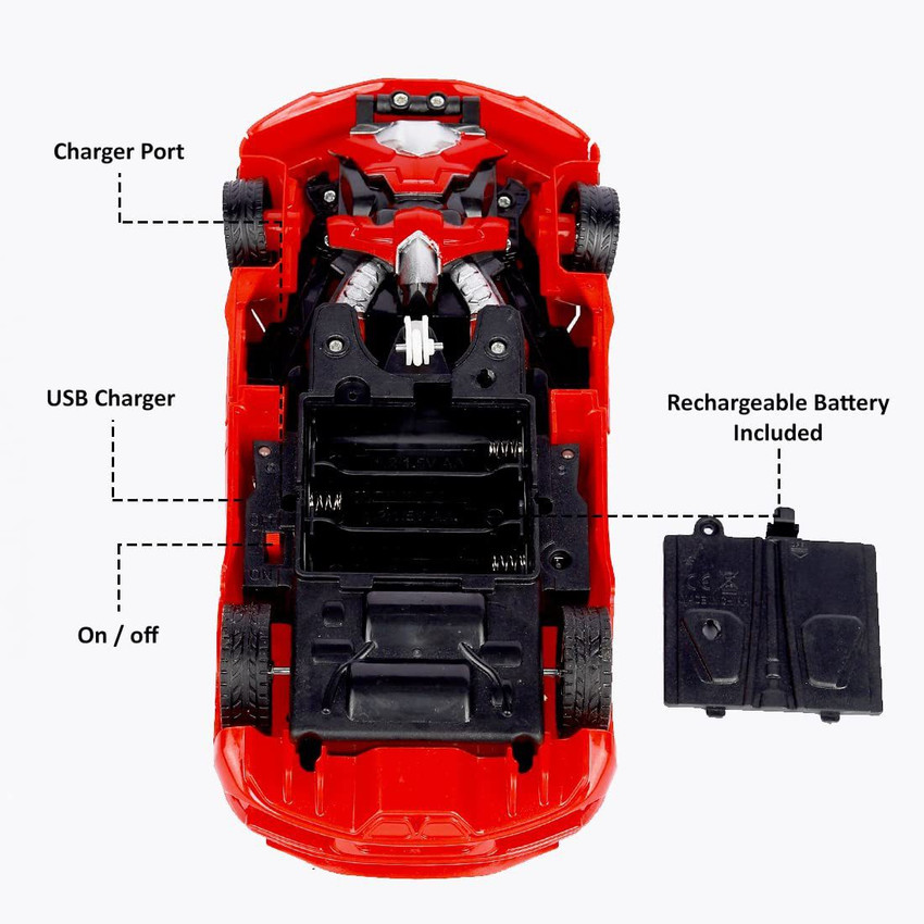 Bugatti transformer rc car best sale
