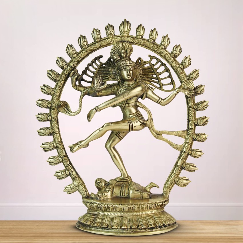 Dancing Shiva Nataraja Statue, 20\ Inch Tall Dancing Shiva Natraj Idol,  Big Size Brass Lord Shiva Natraja Sculpture, Shiv Nataraj Figurine