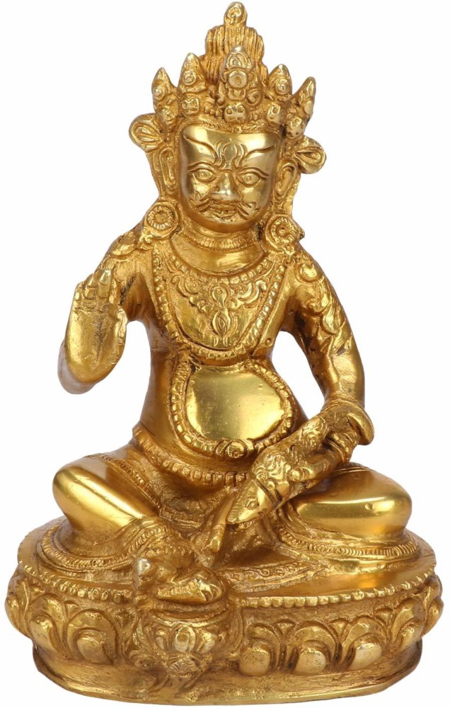 Brass Lord Of Wealth Kubera Lucky Feng Shui Vastu Home Office