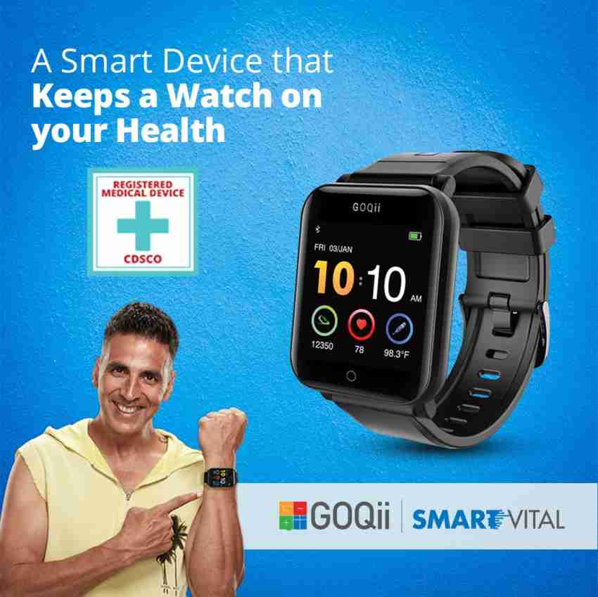 GOQii Smart Vital Fitness Body Temp with 3 Months Health