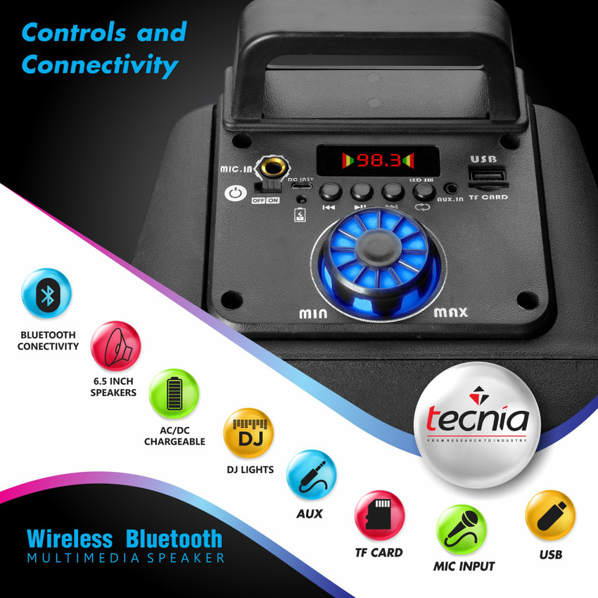 Tecnia bluetooth 2024 speaker