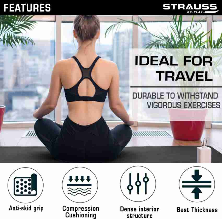 Strauss X- Shape Yoga Chest Expander  Ideal for Yoga, Gym, Home Worko –  StraussSport