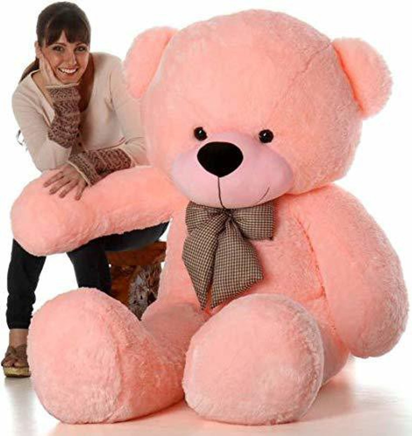 msy SOFT TOYS LOVER .NEW STYLE teddy bear pink colors size 3 feet