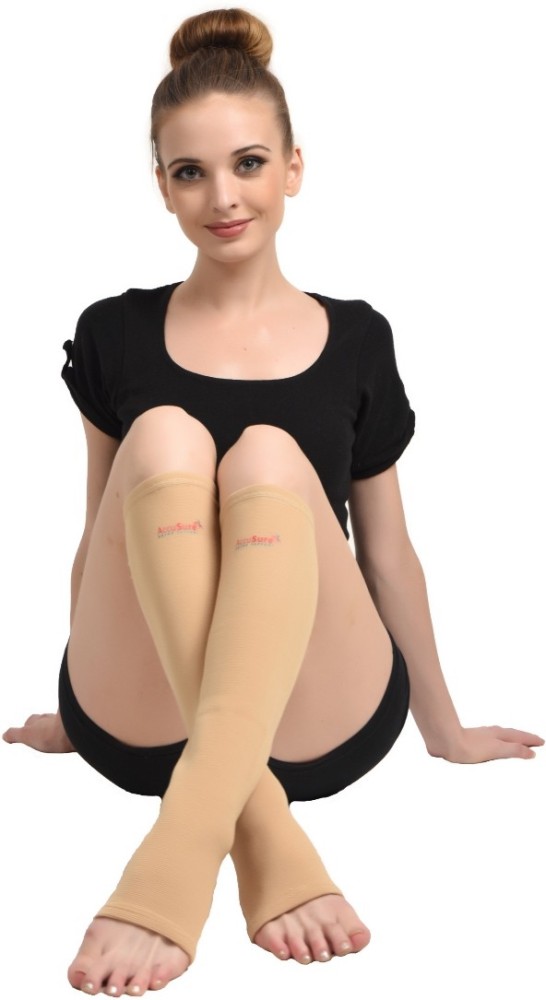 Flamingo Varicose Vein Compression Stockings (Above Knee ) (Color May Vary)