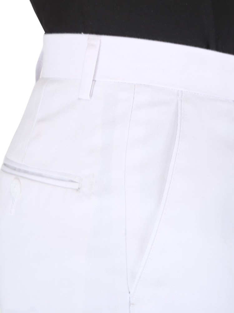 MAX Relaxed Men White Trousers - Buy MAX Relaxed Men White Trousers Online  at Best Prices in India