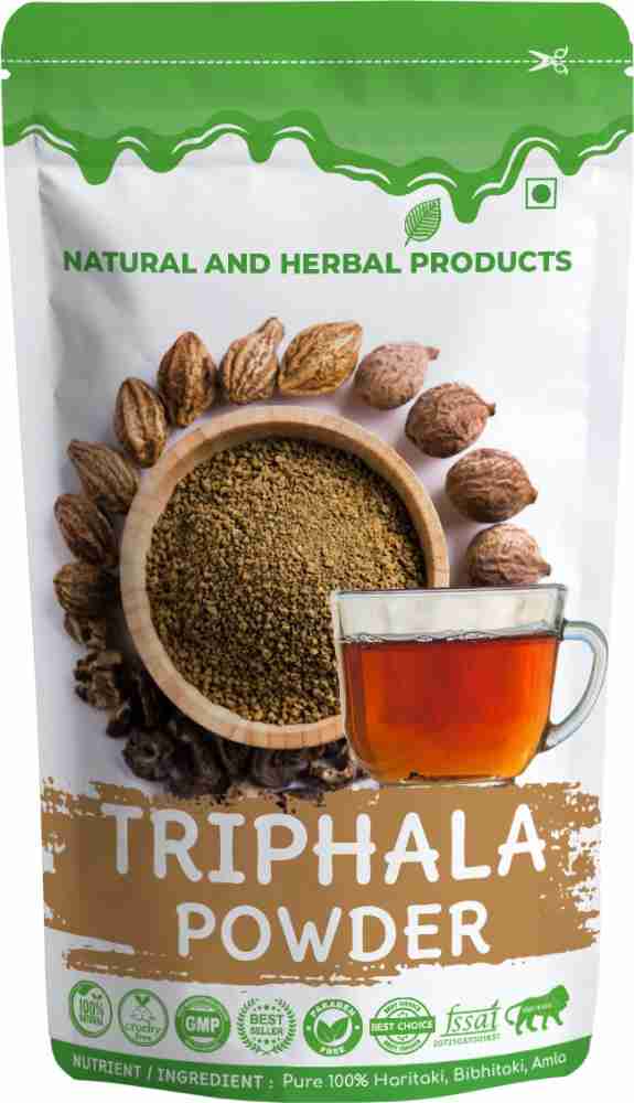 NATURAL AND HERBAL PRODUCTS Triphala Powder for Hair Growth