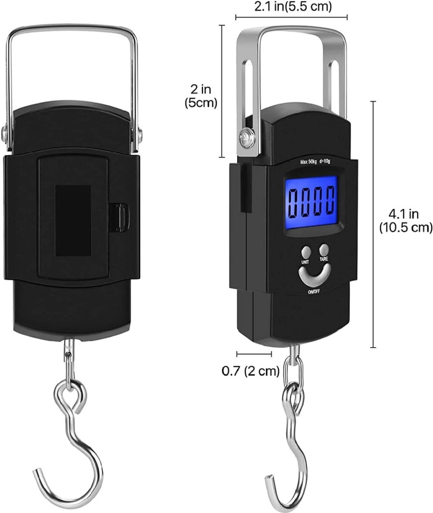 Tecko Electronic Portable Fishing Hook Type Digital Luggage