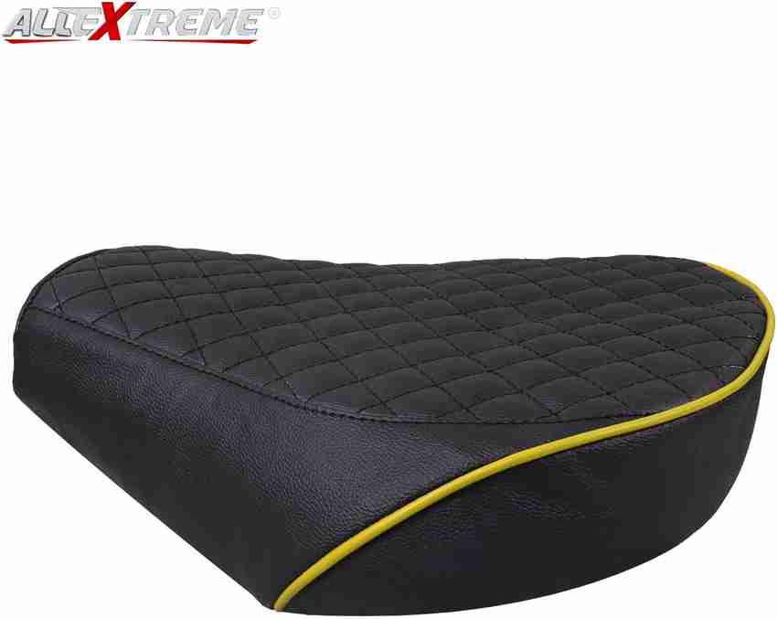 Leather bike online seat cover