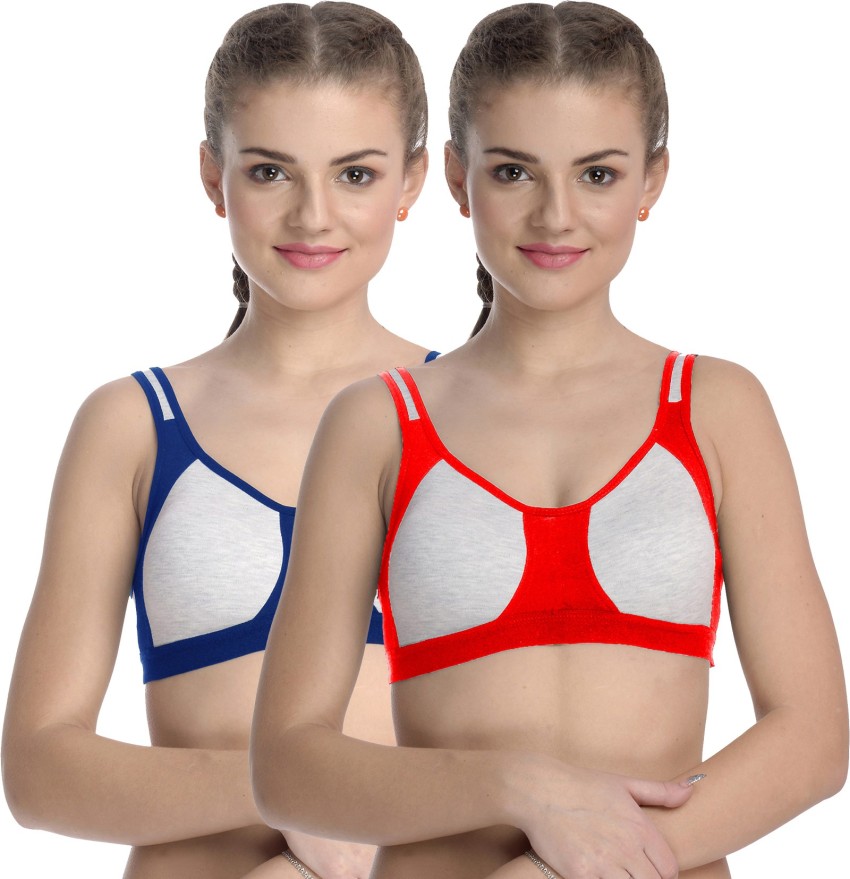 Racerback Sports Bras for Women with Pads - 4 Pack India