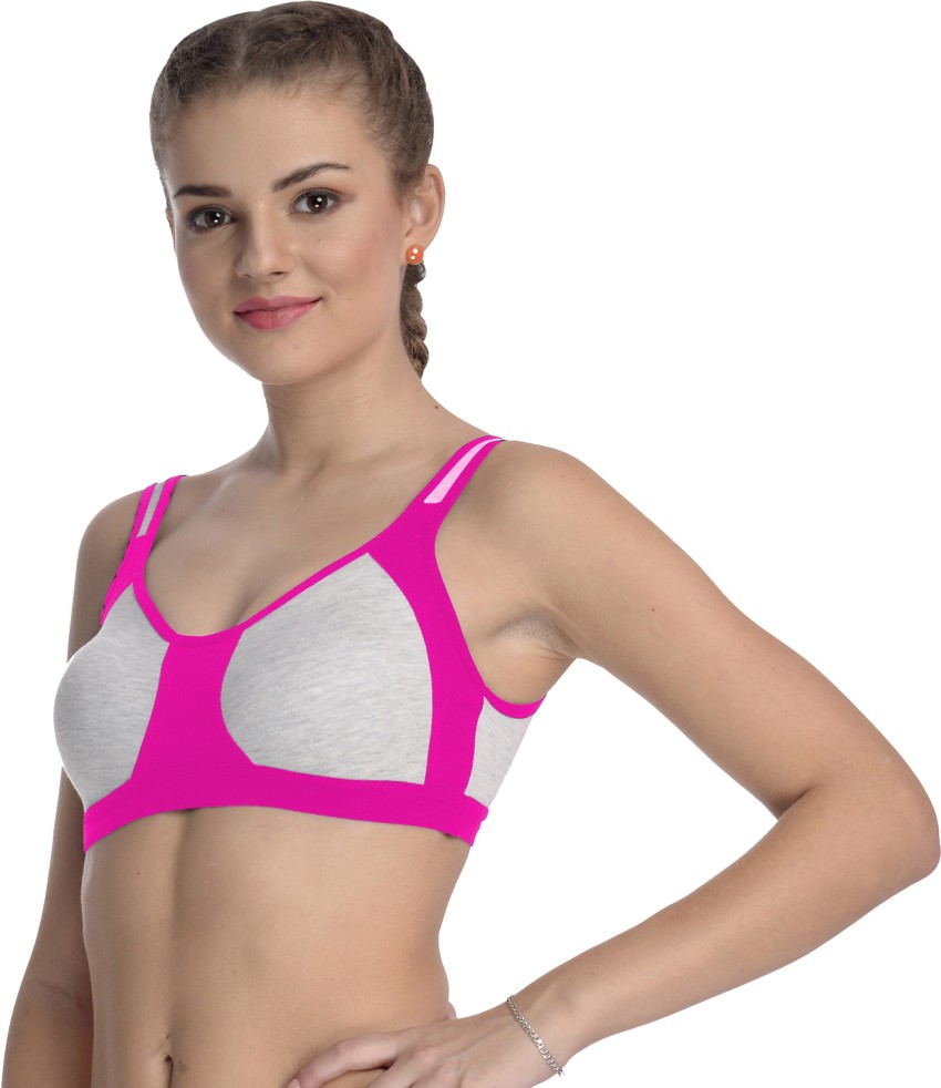 FIMS Sports Bra Women Sports Non Padded Bra - Buy FIMS Sports Bra Women  Sports Non Padded Bra Online at Best Prices in India