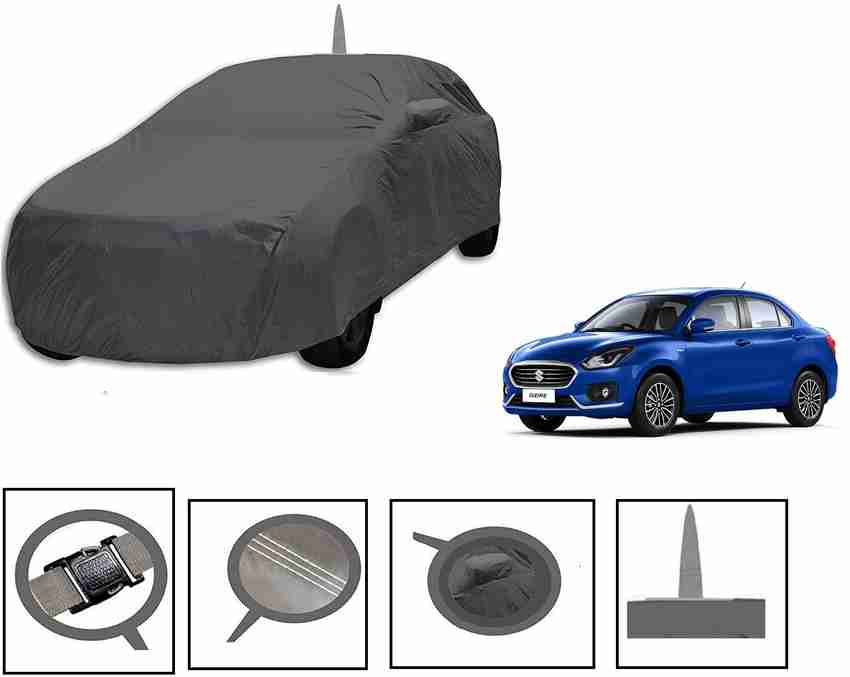 MOCKHE Car Cover For Maruti Suzuki Swift Dzire With Mirror