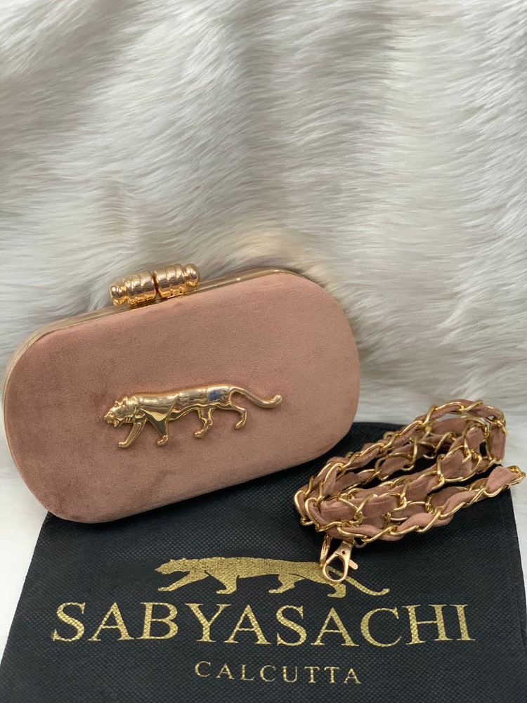 sabyasachi Party Pink Clutch PINK Price in India Flipkart