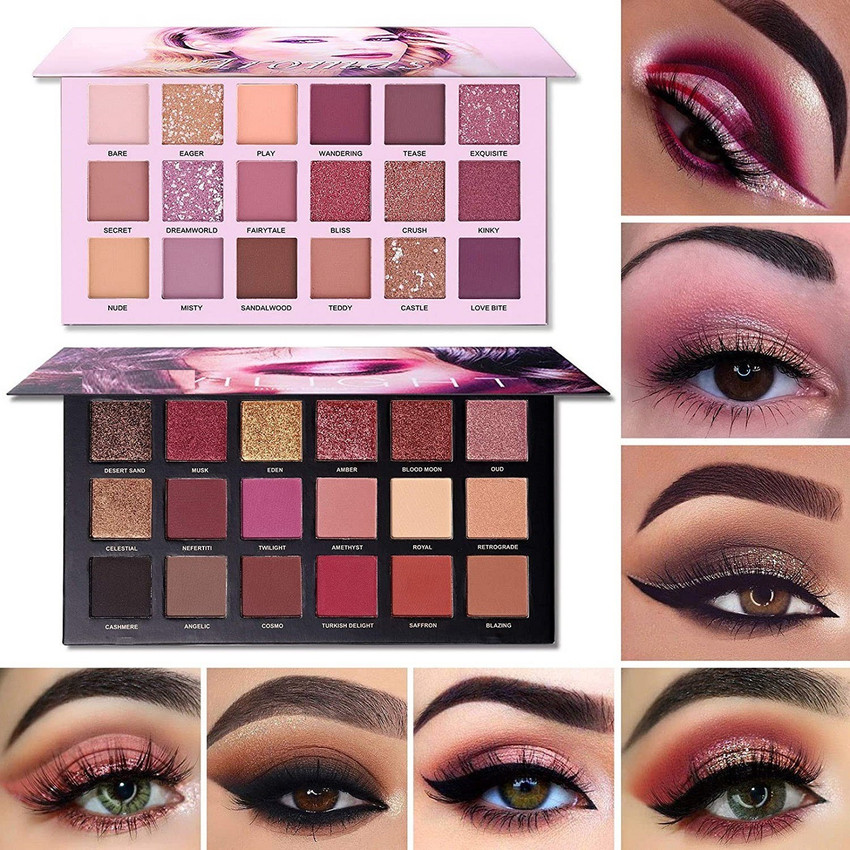 Pigmented sales eye shadows