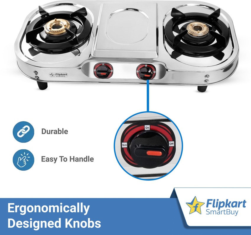 prestige gas stove 2 burner flipkart