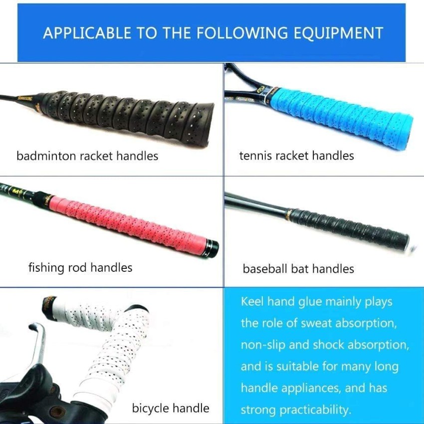 4 pcs Raquette Grip, Super Absorbant Badminton Raquette Grip