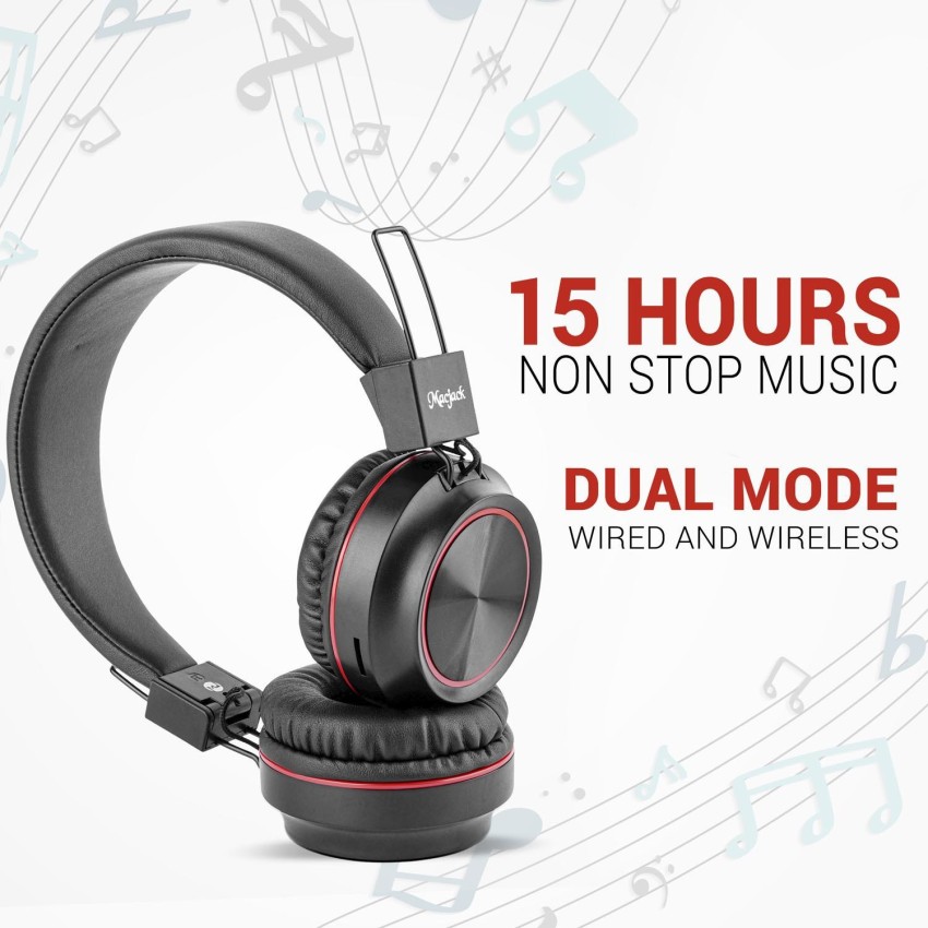 Macjack Wave 300 Bluetooth Wireless Headphones with Explosive Bass