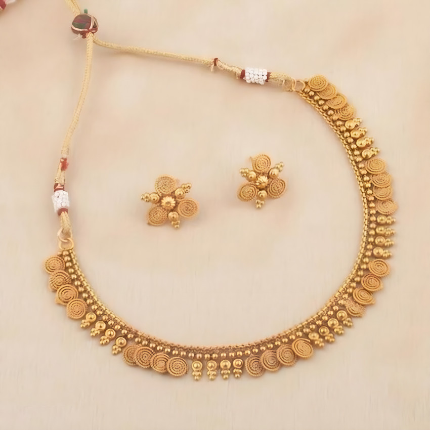 TONOLIKA JEWELLERY Copper Gold plated Gold Jewellery Set Price in India Buy TONOLIKA JEWELLERY Copper Gold plated Gold Jewellery Set Online at Best Prices in India Flipkart