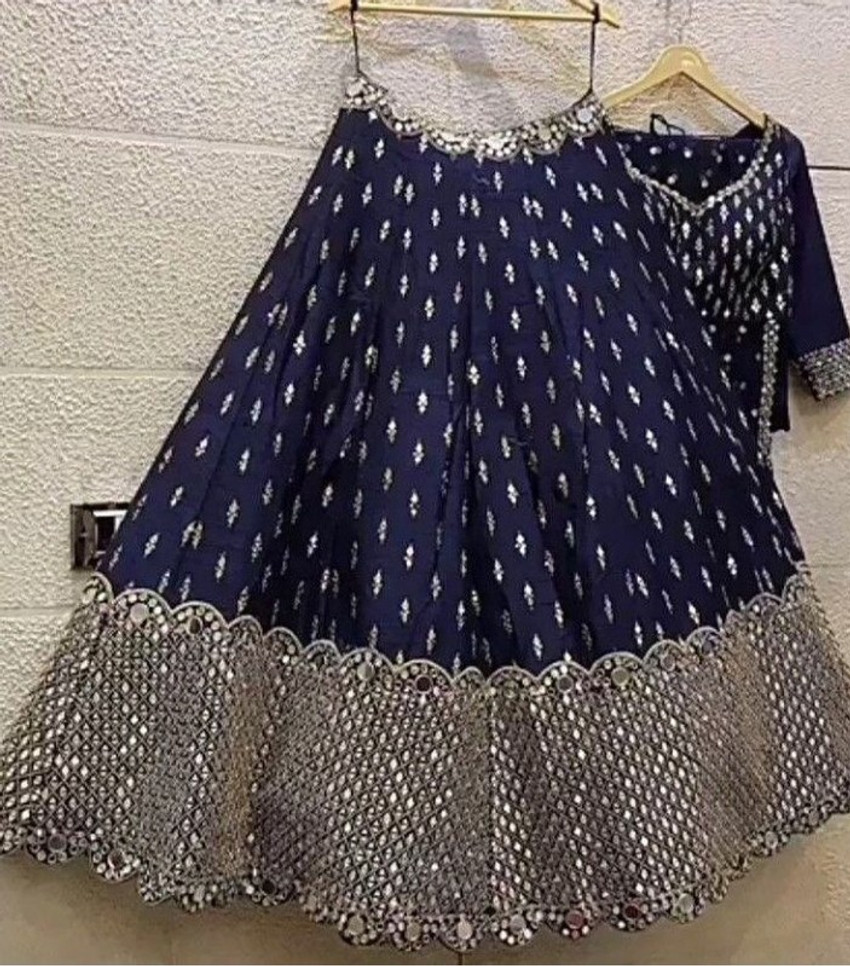 Blue lehenga choli flipkart sale