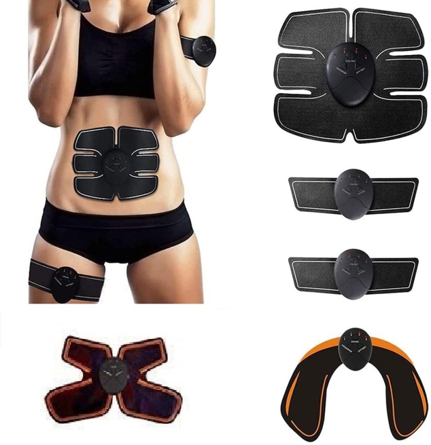 Portable Unisex Fitness Muscle Training Gear, EMS Abs Stimulator