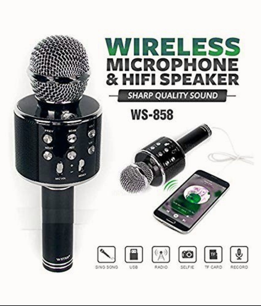 Y2H Enterprises WS 858 Wireless Bluetooth Handheld Microphone