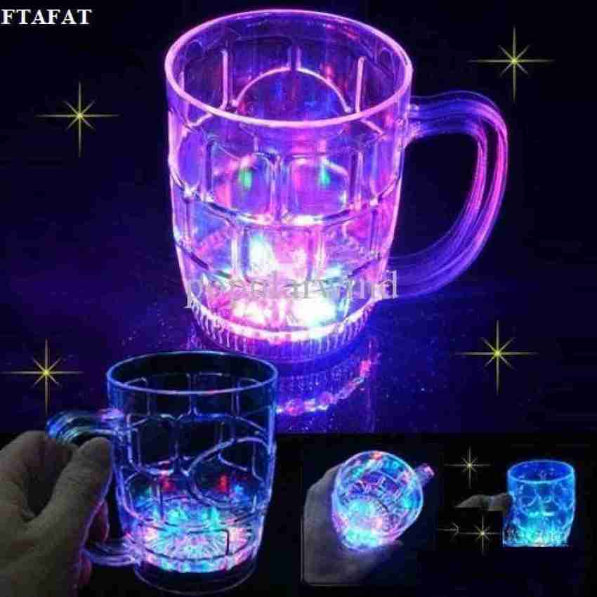 Flashing light store drinking glasses