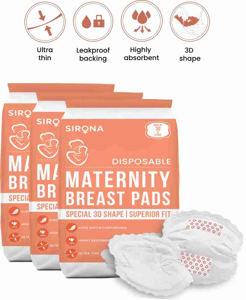 SIRONA Disposable Maternity and Nursing Breast Pad Price in India