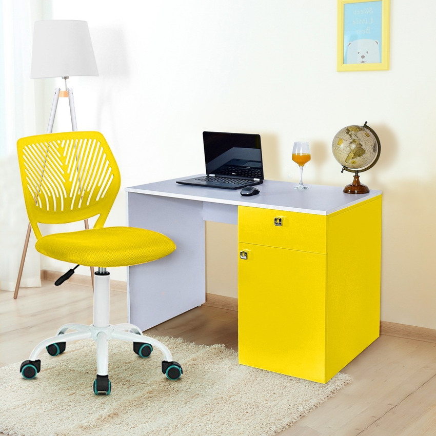 Yellow cheap study table