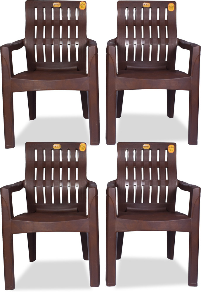 Anmol Moulded Orthopaedic Chair with Fully comfort Pack of 4