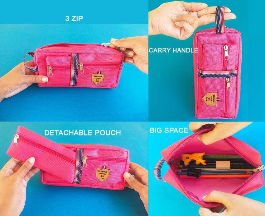 Pencil Pouch with Multiple Pockets