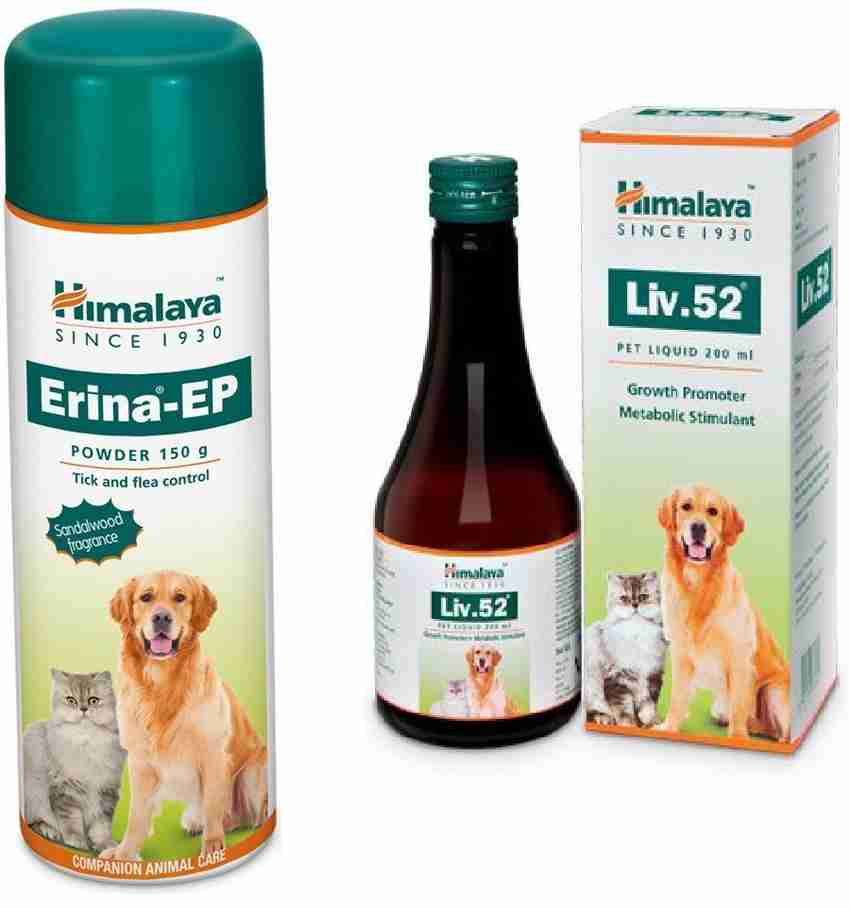 HIMALAYA Combo Erina Powder Liv 52 Shampoo Pet Health Supplements Price in India Buy HIMALAYA Combo Erina Powder Liv 52 Shampoo Pet Health Supplements online at Flipkart