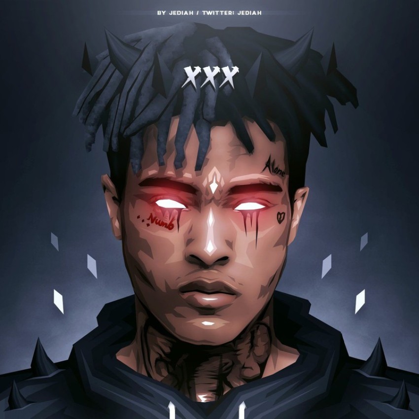 REDCLOUD xxxtentacion & Juice wrld aesthetic wall poster Paper Print -  Animation & Cartoons posters in India - Buy art, film, design, movie,  music, nature and educational paintings/wallpapers at