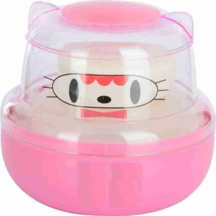 Powder puff with powder box on sale