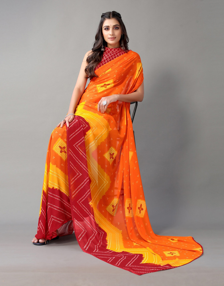 Bandhani sarees online flipkart new arrivals