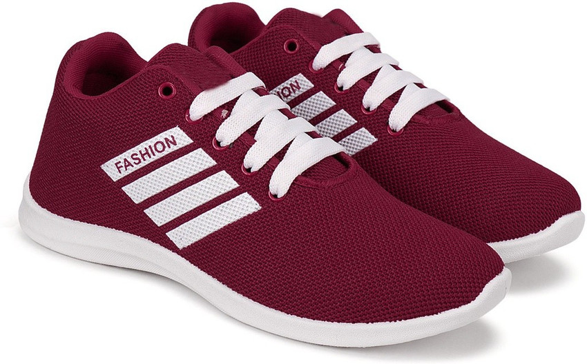 Maroon tennis shoes discount