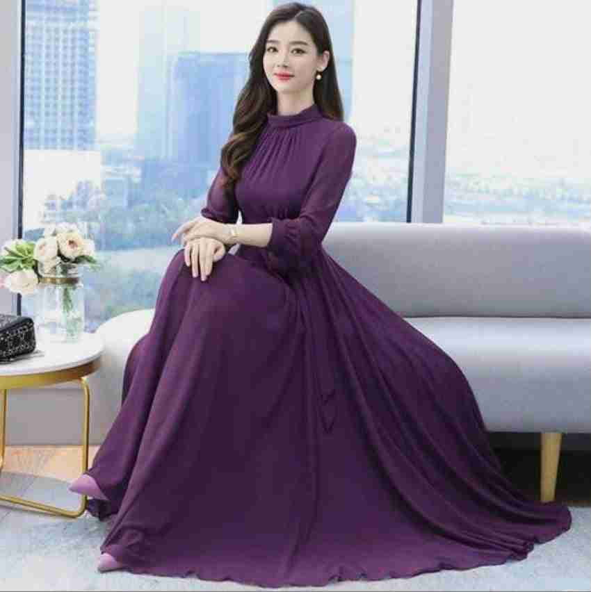 Korean purple deals dress
