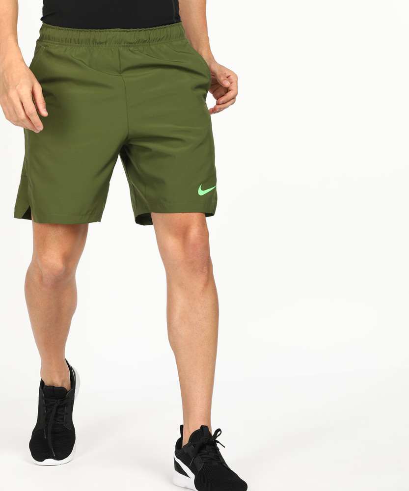 Green athletic shorts mens outlet